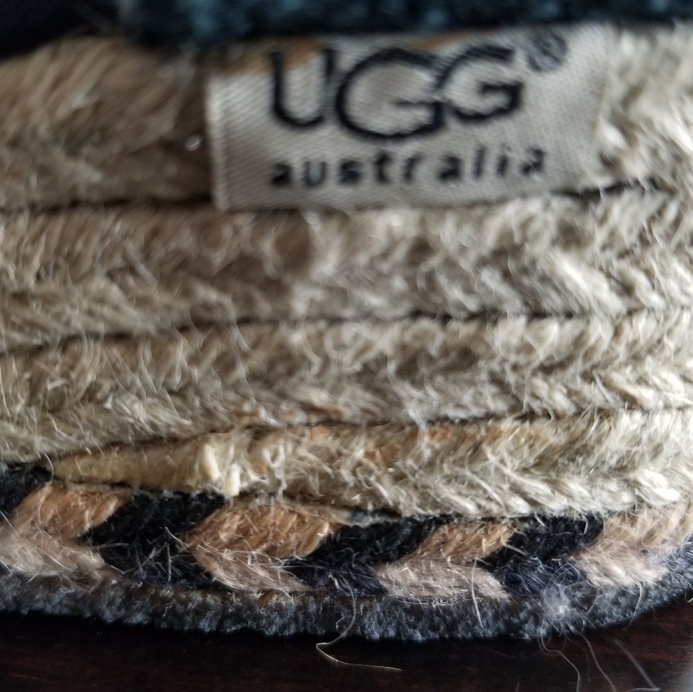 UGG AUSTRALIA "Delmar" Espadrilles, Olive Green- Size 6 - Picture 3 of 8